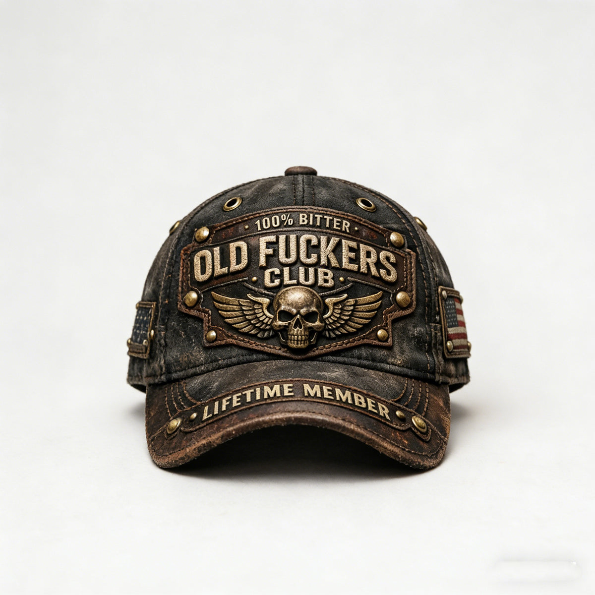 🏆Flash Sale 60% OFF - ❤️Old Fuckers Club-Handmade Vintage Baseball Cap